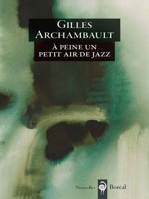 cover image of À peine un petit air de jazz